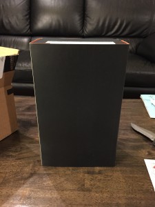 The box-- Amazon minimalist styling with a nod to Apple's aesthetic