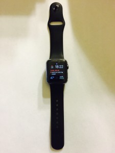 Front of Apple Watch after six months of wear