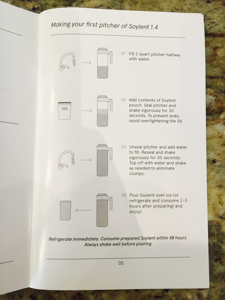 Soylent preparation 2