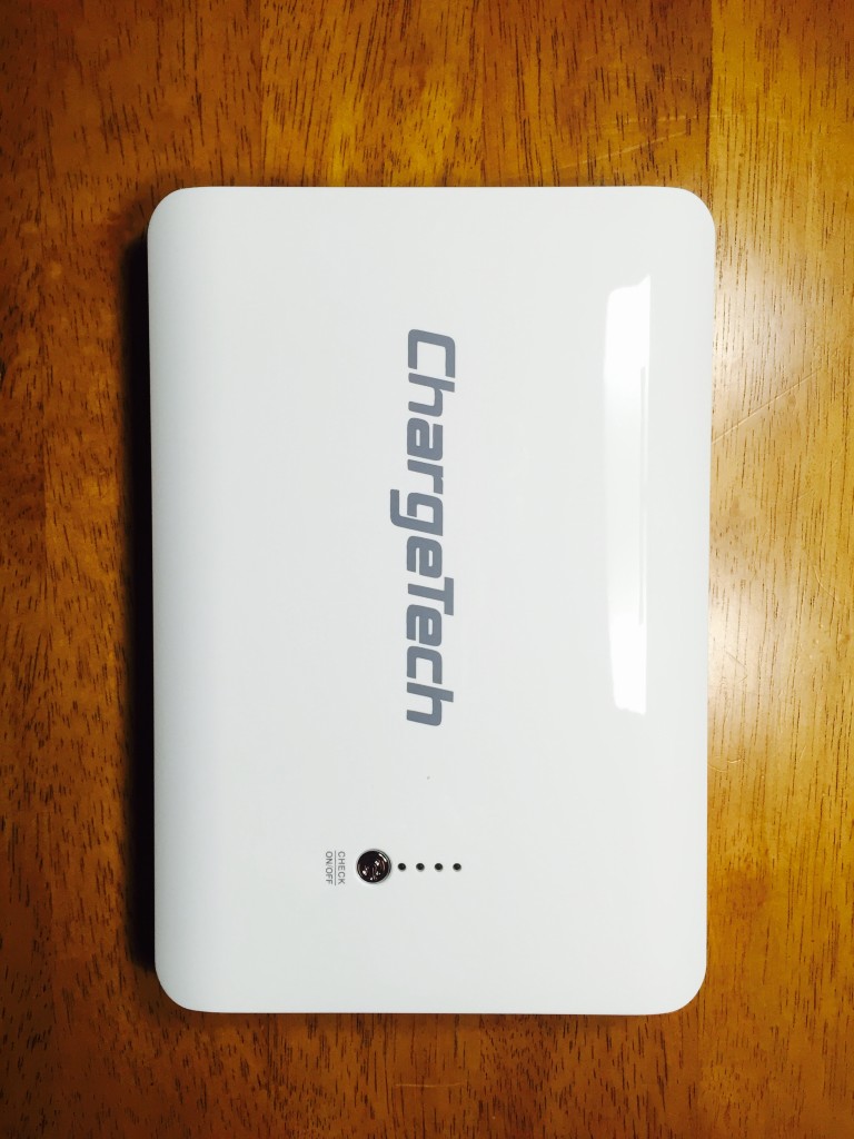 ChargeTech portable battery pack (white) 24000 mAh