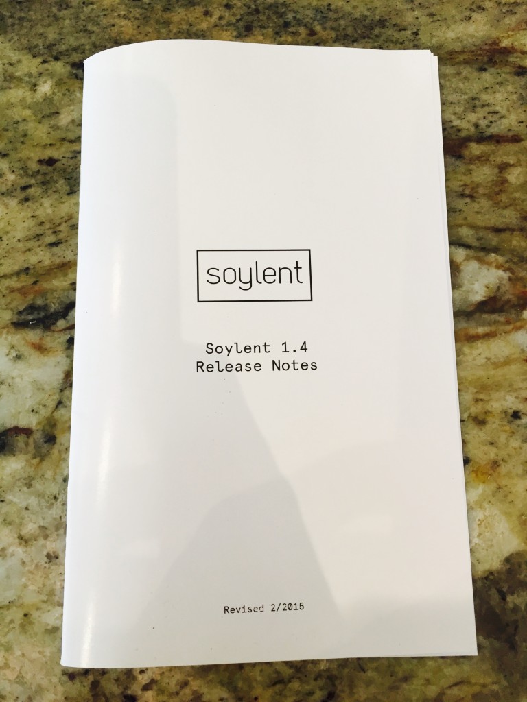 Soylent instructions