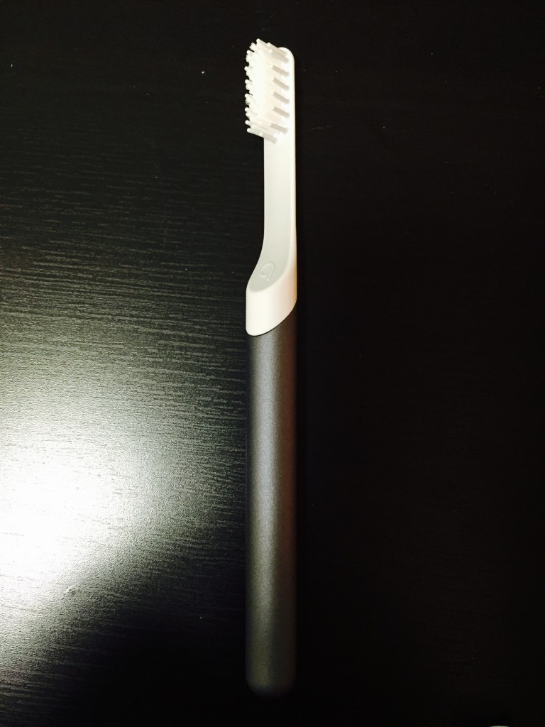 It is an admittedly sleek toothbrush