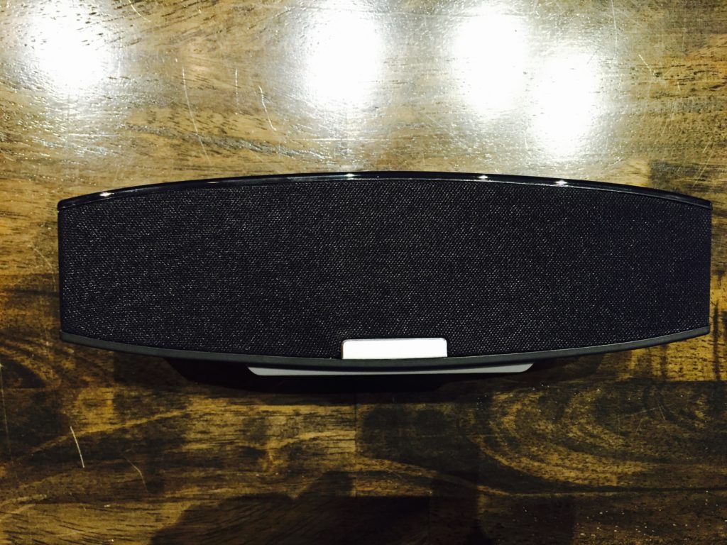 Front of speaker